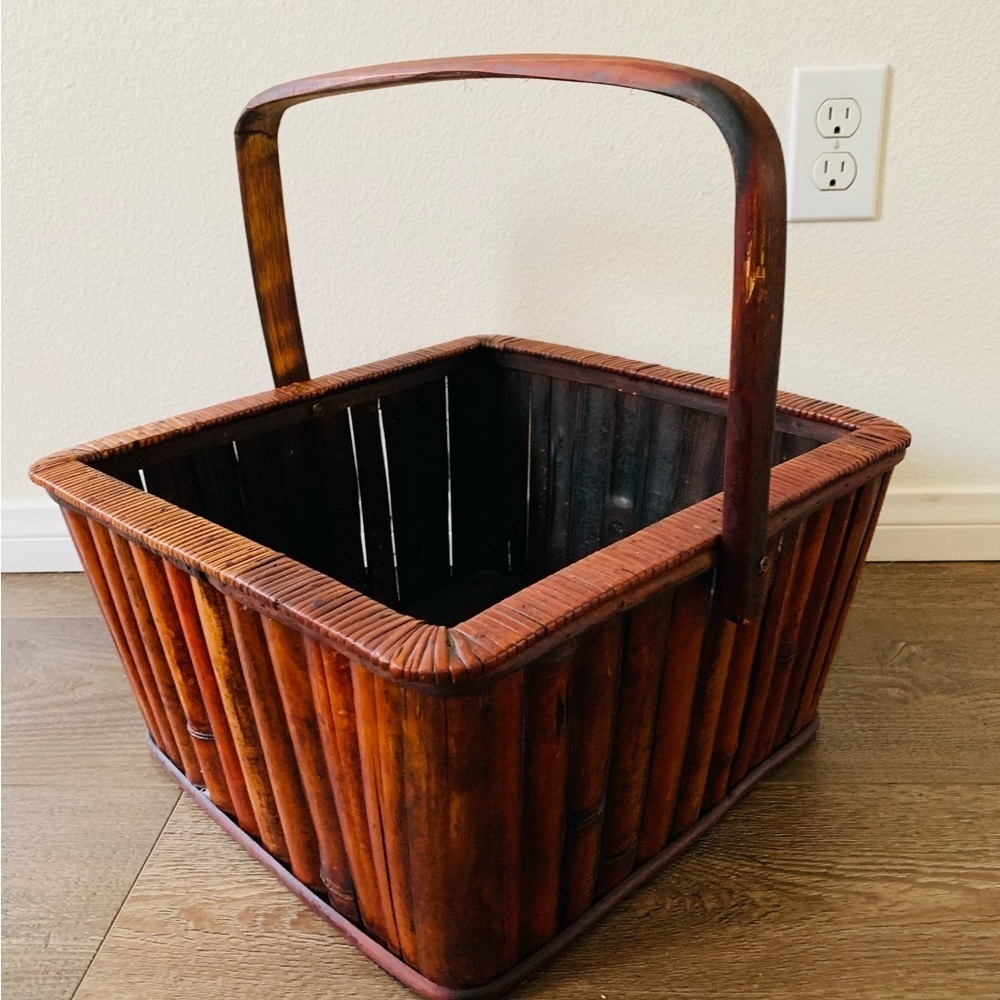 Bamboo Basket with handles